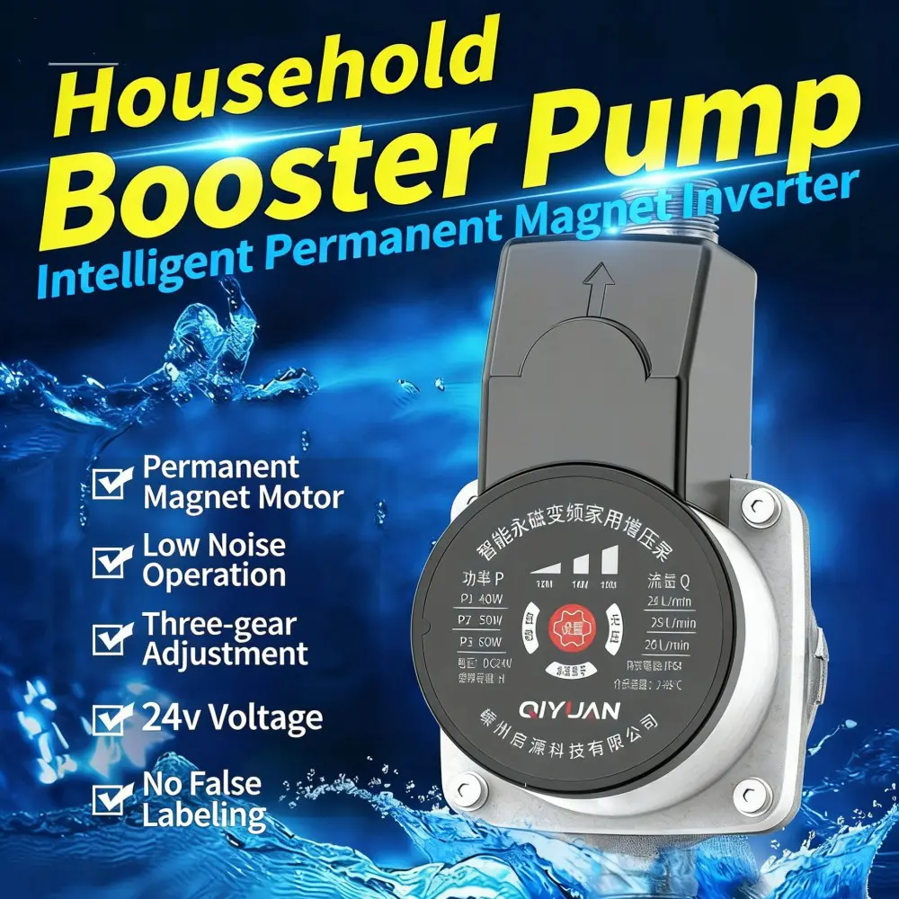 Intelligent Permanent Magnet Variabel Frequency Silent Booster Pump